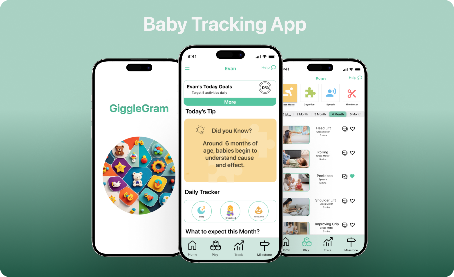 Gigglegram mockups